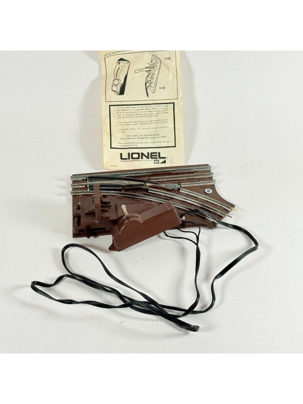 Lionel 027 Gauge 6-5122 Remote Control Switch Right Hand W/ Box & Instruction